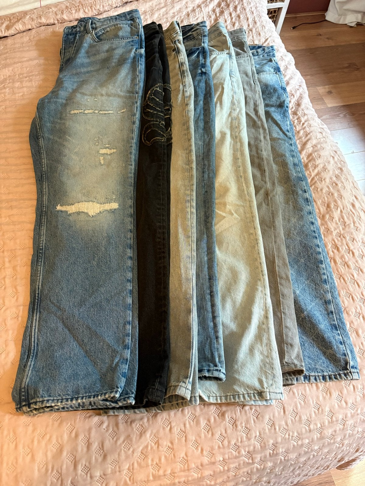 Diverse jeanscollectie: Anti Blue, Black Squad, FSBN, H&M, Ophalen of Verzenden, Gedragen, Blauw, W33 - W34 (confectie 48/50)