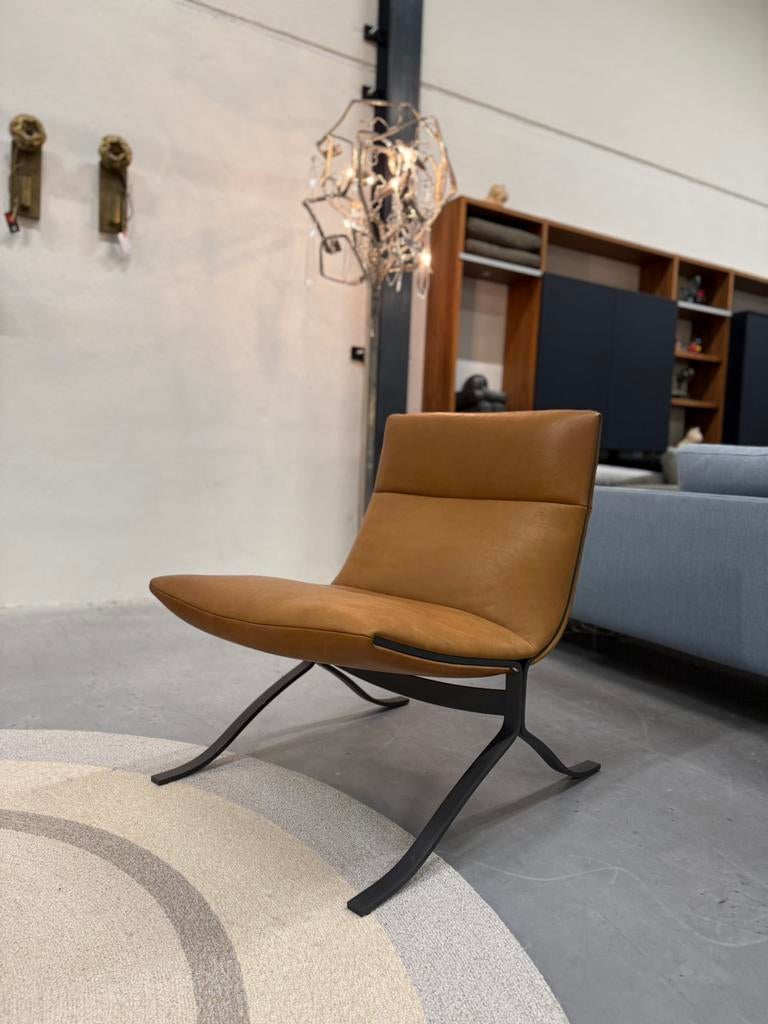 Nieuw Eyye Juno Fauteuil Loxton leer Cave Design stoel, Huis en Inrichting, Fauteuils, Nieuw, Design on Stock, 50 tot 75 cm, Leer