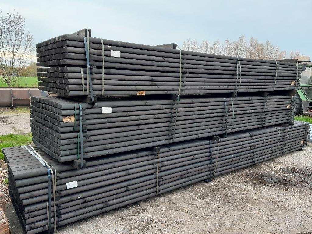Geimpregneerde Dura2 regels paardenbak omheining, planken 6m, Tuin en Terras, Ophalen, Planken, Nieuw, Hardhout