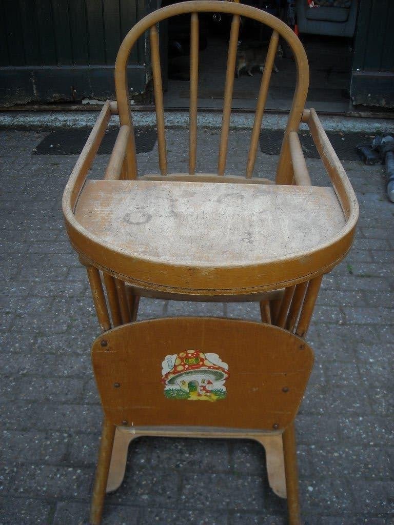 kinderstoel vintage, Ophalen of Verzenden, Gebruikt, Overige typen