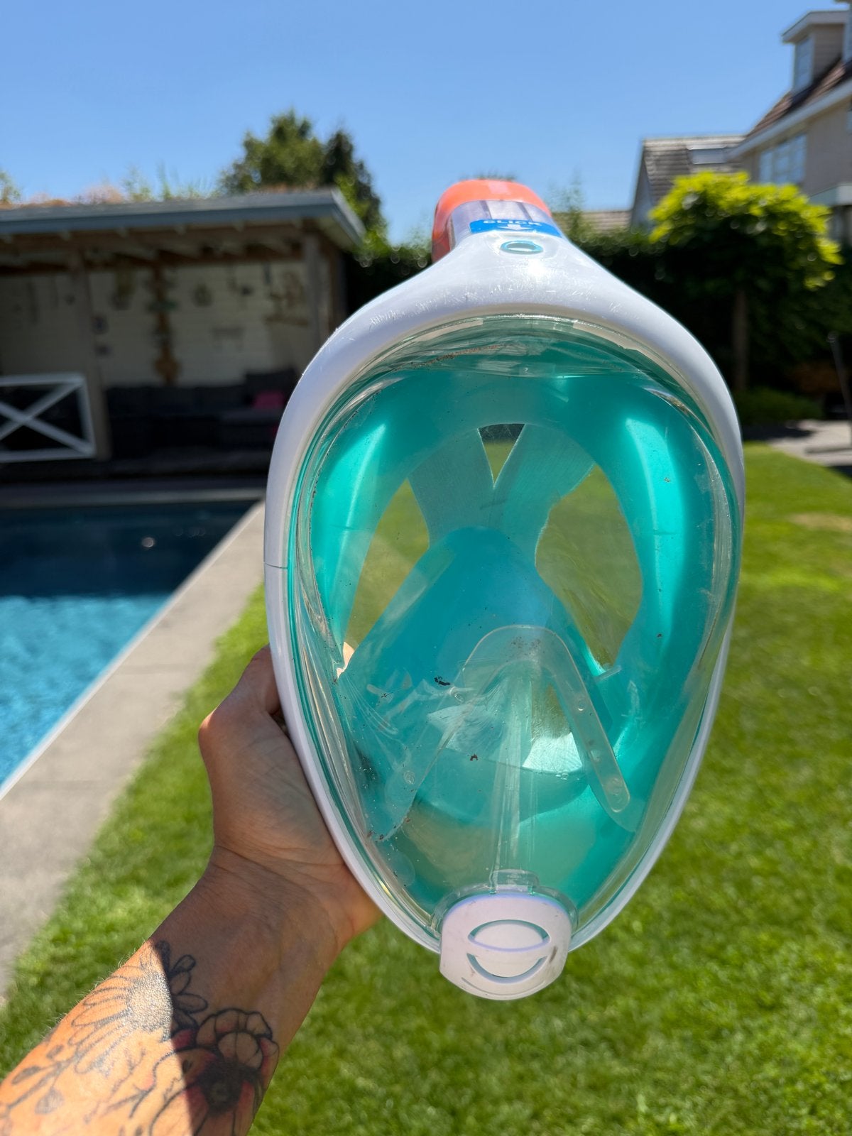 decathlon Snorkelmasker - Volgelaatsmasker voor snorkelen, Ophalen, Gebruikt, Duikbril of Snorkel