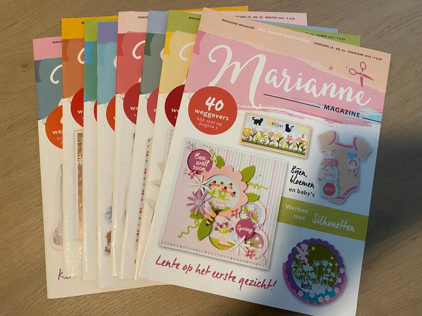 8 x Marianne magazine 24/25, Hobby en Vrije tijd, Ophalen of Verzenden, Zo goed als nieuw, Overige thema's, Overige typen