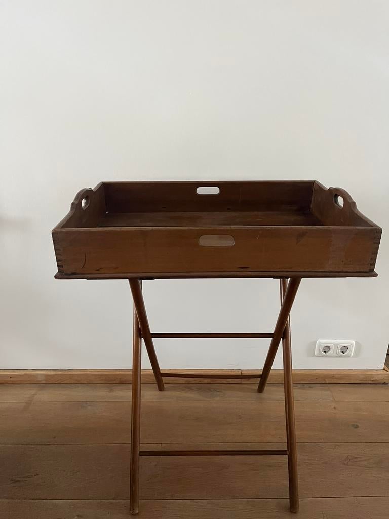Vintage butlertray in nette staat, Ophalen, 50 tot 100 cm, Zo goed als nieuw, 25 tot 50 cm