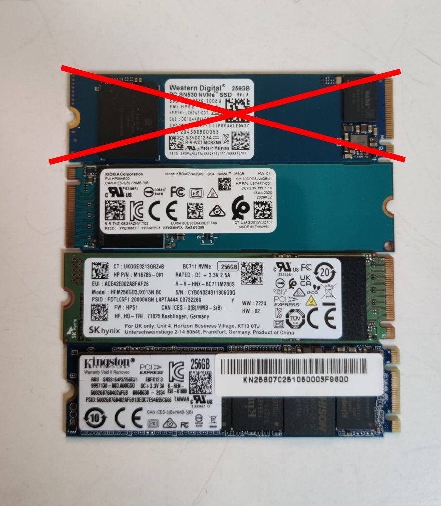 Diverse M.2 NVMe 256GB SSD's - Verschillende merken, Computers en Software, Intern, Verzenden, SSD, 256 GB