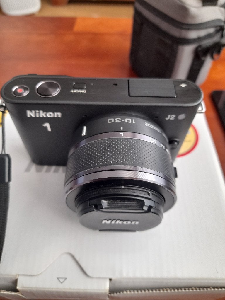 Nikon 1 j2 systeemcamera, Audio, Tv en Foto, Fotocamera's Digitaal, Geheugenkaart, Ophalen of Verzenden, Zo goed als nieuw, Nikon