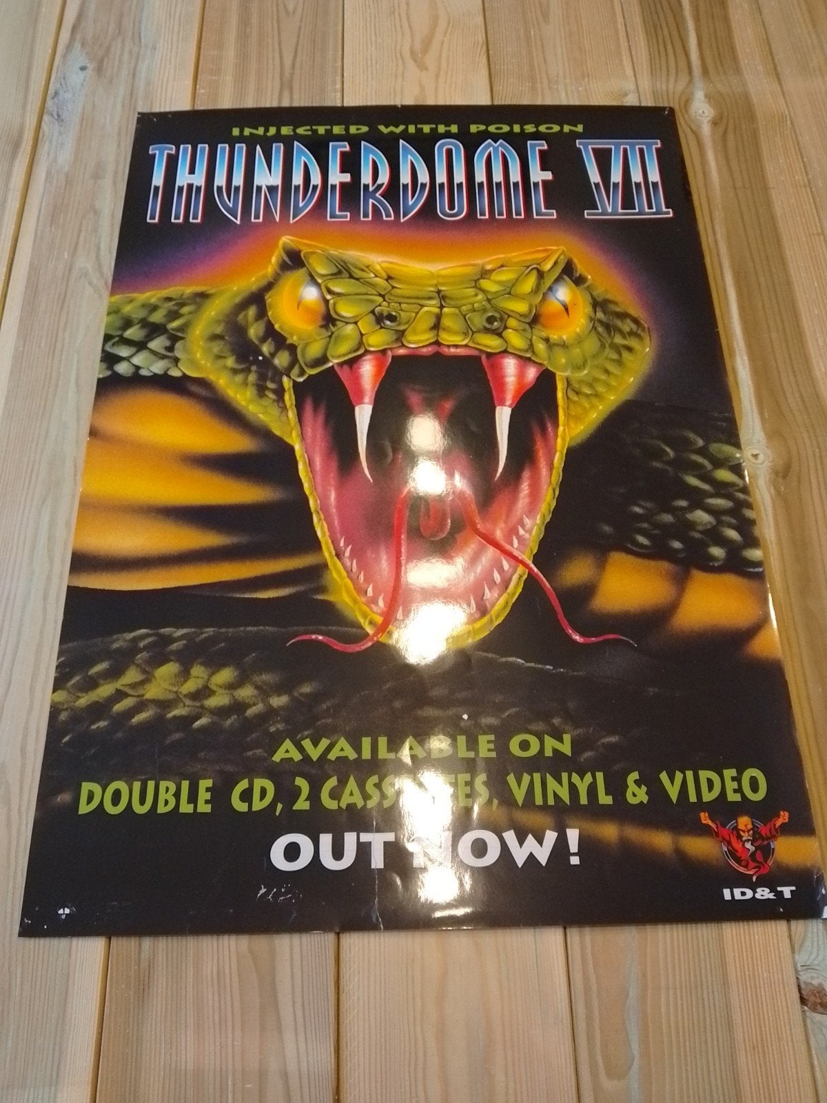 Thunderdome VII poster hardcore gabber ID&T, Verzamelen, Posters, Nieuw, Reclame, Verzenden