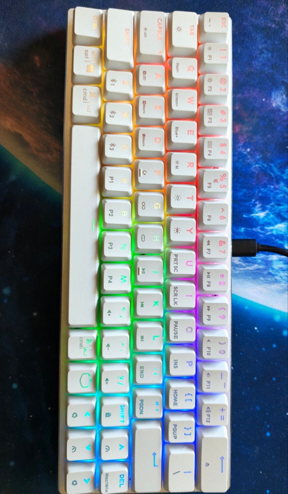 Cooler Master SK622 - Ideaal voor hobbyisten (deels defect), Computers en Software, Toetsenborden, Ophalen, Qwerty, Niet werkend