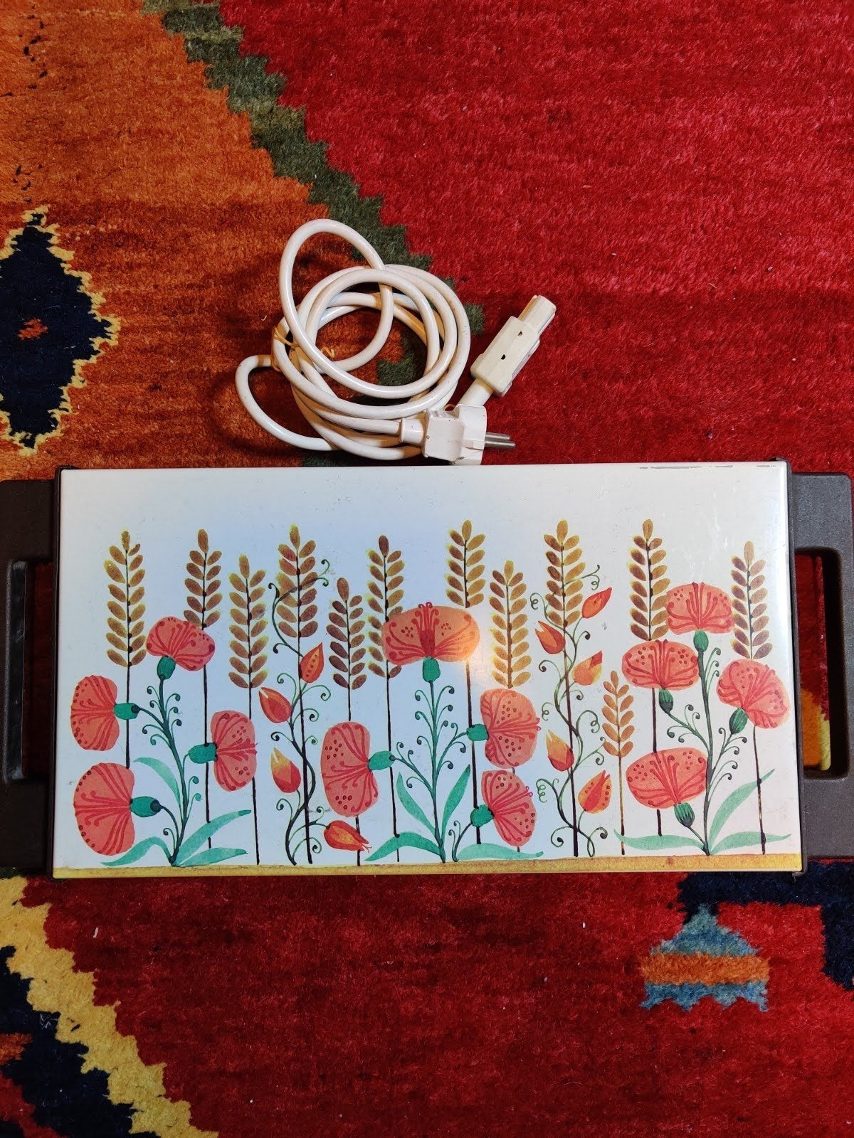 Vintage elektrische warmhoudplaat, Ophalen, Zo goed als nieuw
