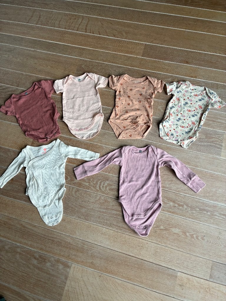 Hema baby meisjes rompers mt.56, Kinderen en Baby's, Babykleding | Maat 56, Nacht- of Onderkleding, Gebruikt, Meisje, Ophalen of Verzenden