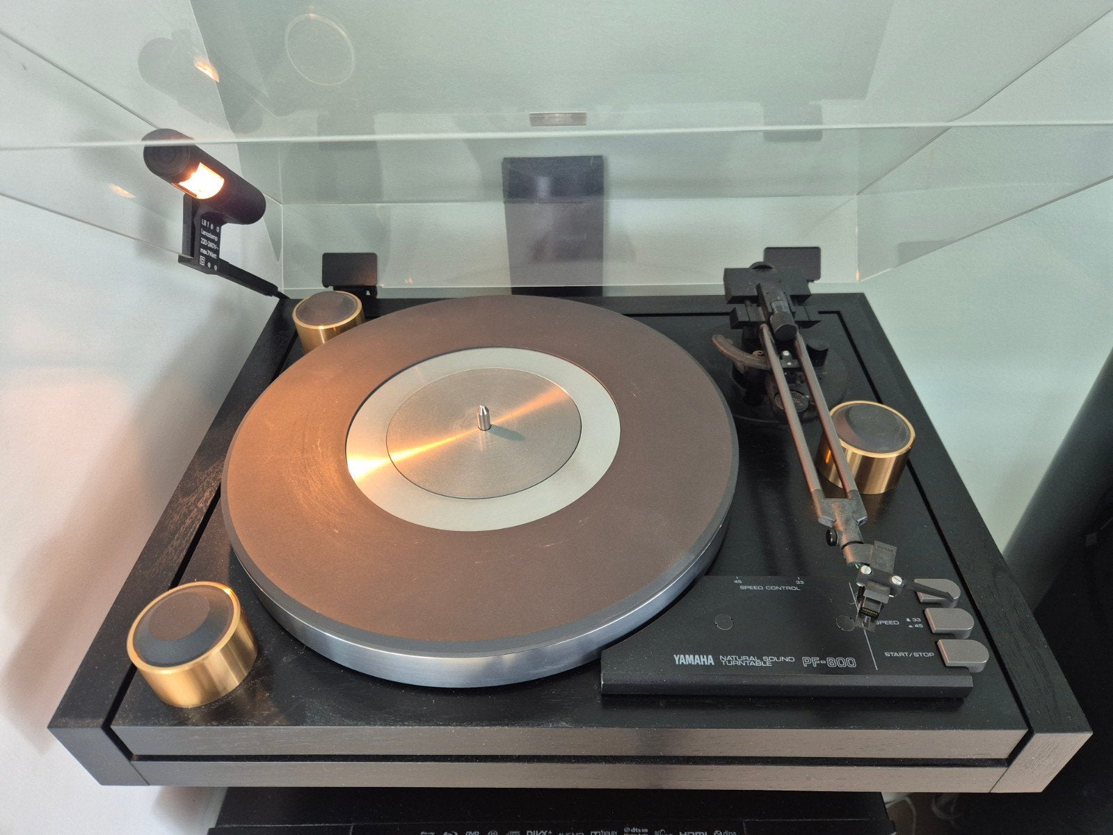 Yamaha PF-800 Platenspeler met MC-705 element, Audio, Tv en Foto, Platenspelers, Ophalen of Verzenden, Zo goed als nieuw, Platenspeler