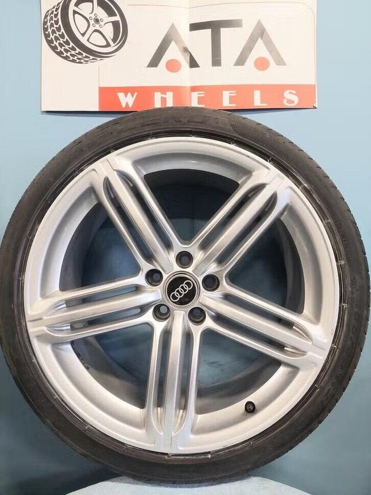 20 inch Audi A8 4H 4E S Line Velgen Zomer of Winterbanden, Auto-onderdelen, Banden en Velgen, Gebruikt, -, -, Banden en Velgen