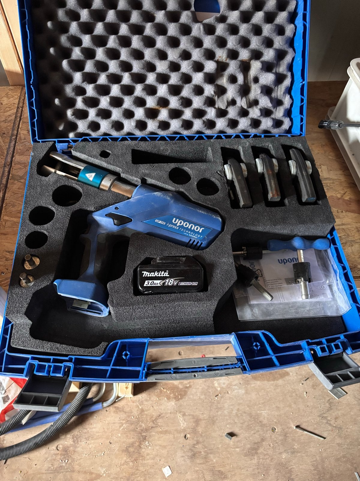 Uponor perstang met diversen persbekken, Ophalen, Gebruikt, Overige typen, Overige merken