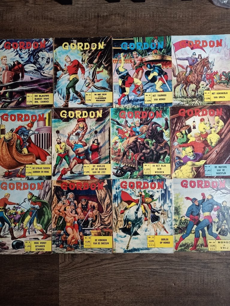 Gordon, Gelezen, Complete serie of reeks, Ophalen of Verzenden, Diversen