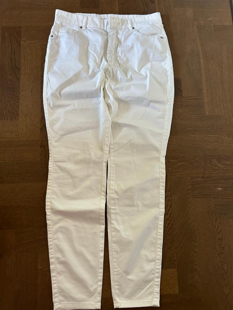 Rosner Audrey Feminine High Waist Witte Broek Maat 38, Maat 38/40 (M), Wit, Ophalen of Verzenden, Zo goed als nieuw