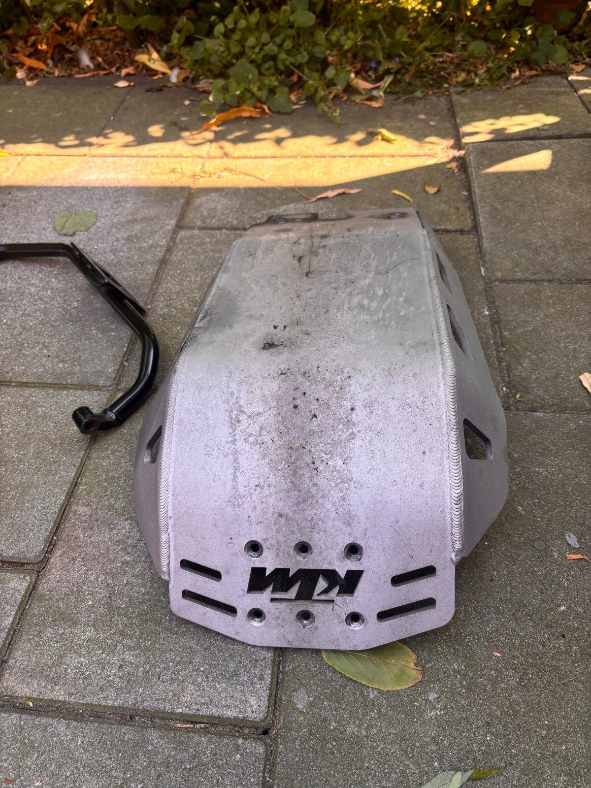 Originele KTM skid plate / carterbeschermer, Ophalen, Gebruikt