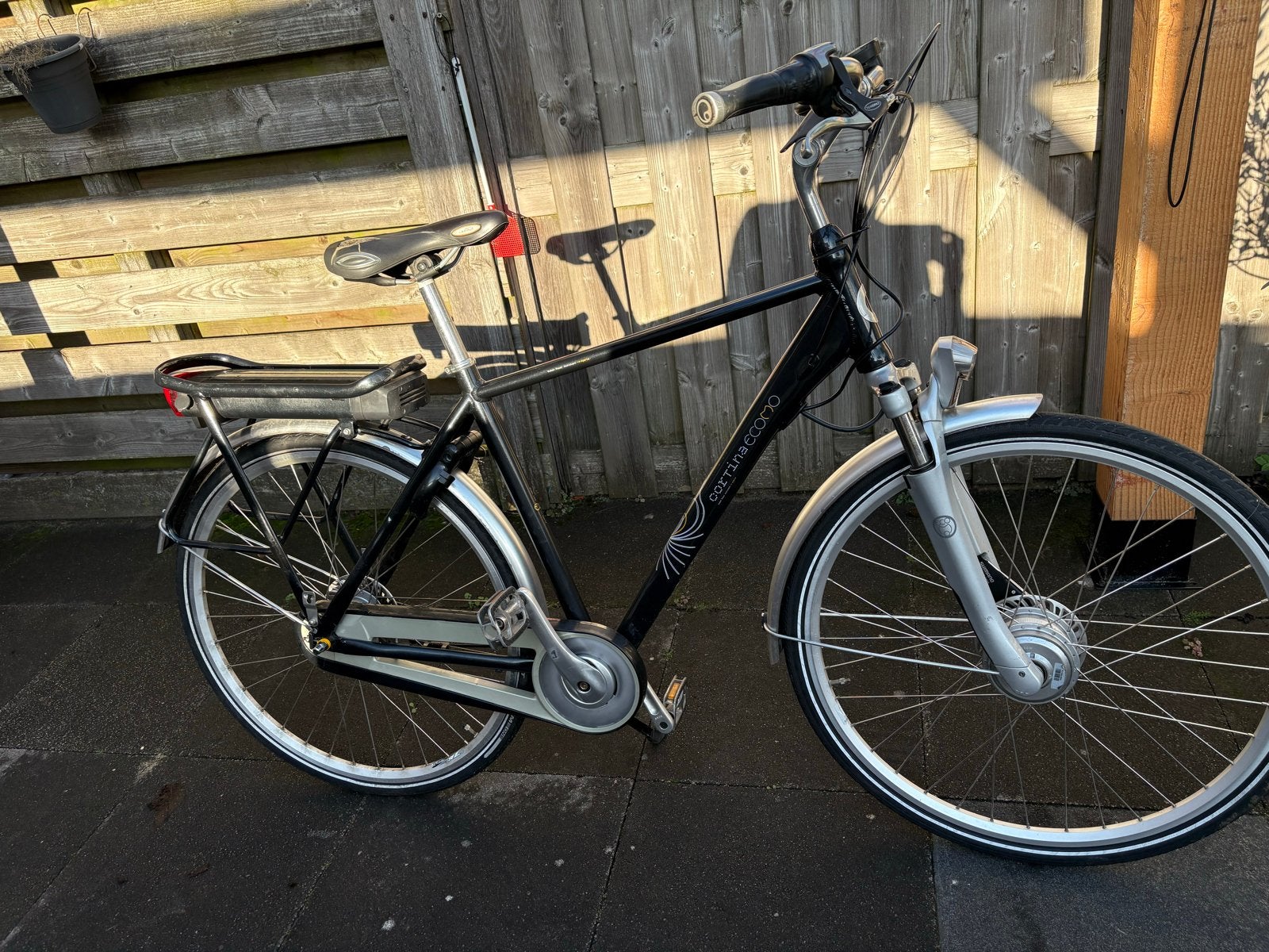 Cortina Ecomo elektrische fiets - Zwart, Gebruikt, Ophalen, Gebruikt, Cortina, 51 tot 55 cm