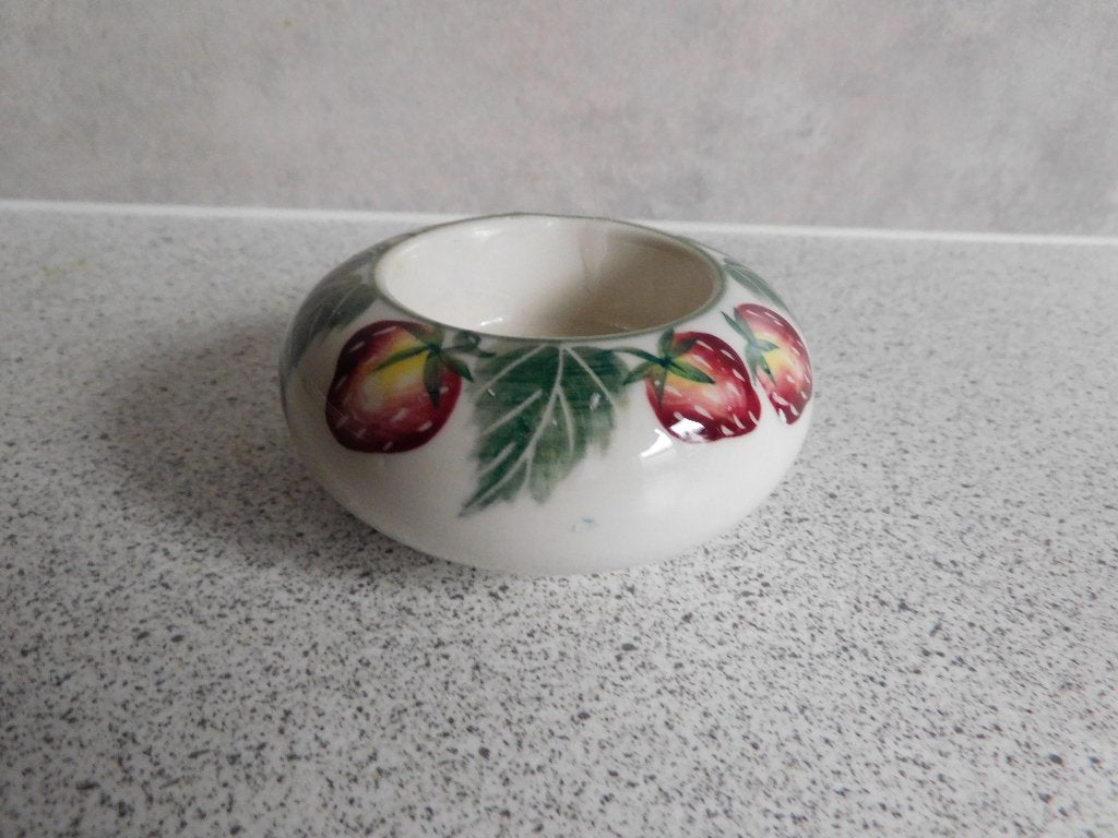 Waxinelicht houder Aardbei Handpainted, Overige merken, Waxinelichthouder, Ophalen of Verzenden, Zo goed als nieuw