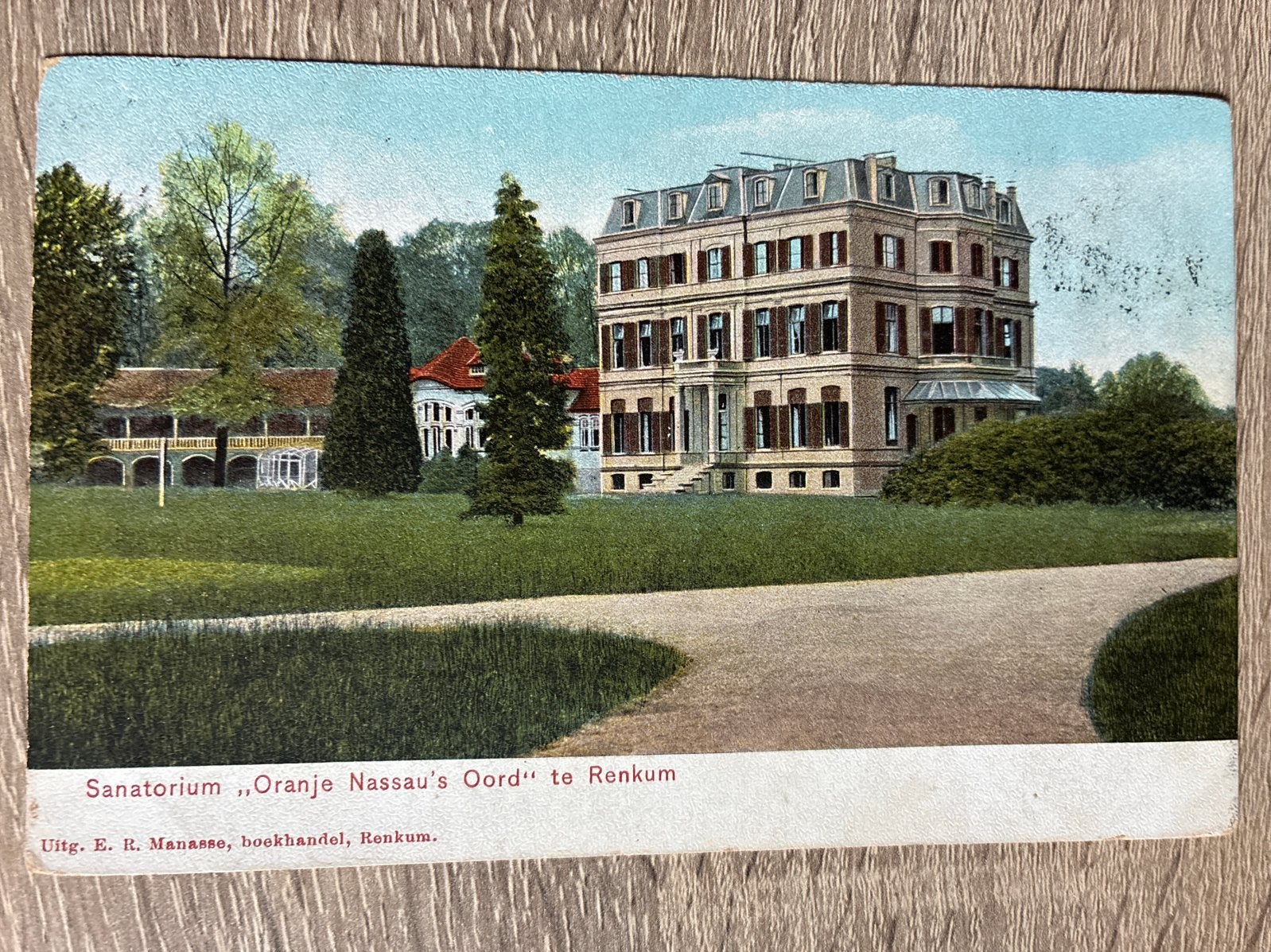Ansichtkaart Sanatorium Oranje Nassau's Oord Renkum, Verzamelen, Ophalen of Verzenden, Voor 1920, Gelopen, Gelderland