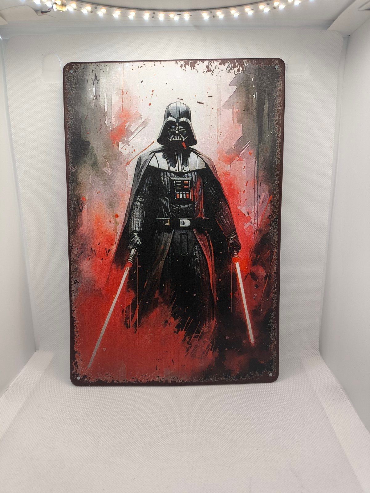 Leuke Darth vader star wars metalen poster - nieuw, Verzamelen, Ophalen of Verzenden, Zo goed als nieuw