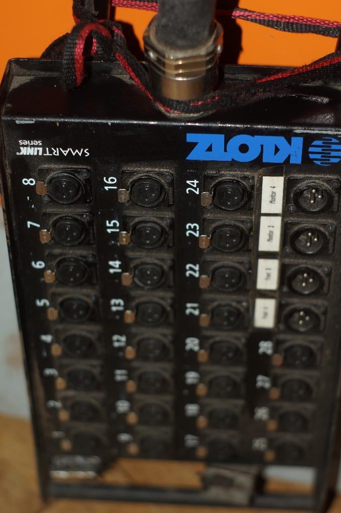 stage kabel  28 in 4 uit rond de 30 meter Klots ., Muziek en Instrumenten, Ophalen, Gebruikt, Klots, On