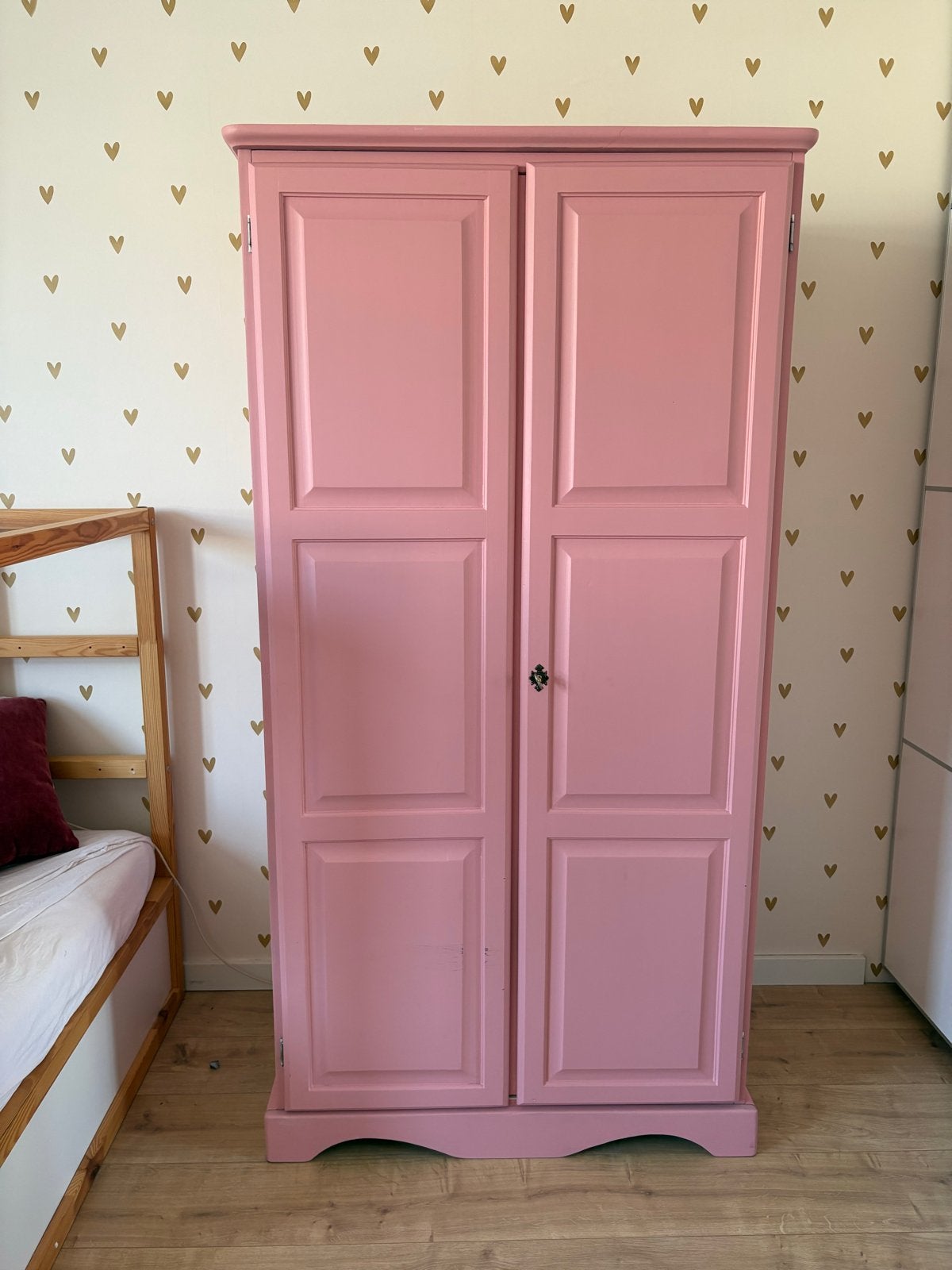 Vintage roze kast - Perfect voor kinderkamer, Ophalen