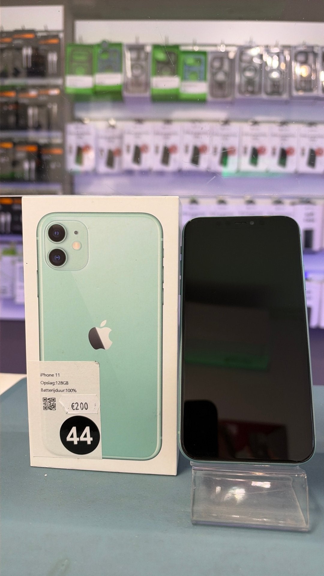 iPhone 11 Groen 128GB (44), Telecommunicatie, Apple, Zo goed als nieuw, Apple, Zonder simlock