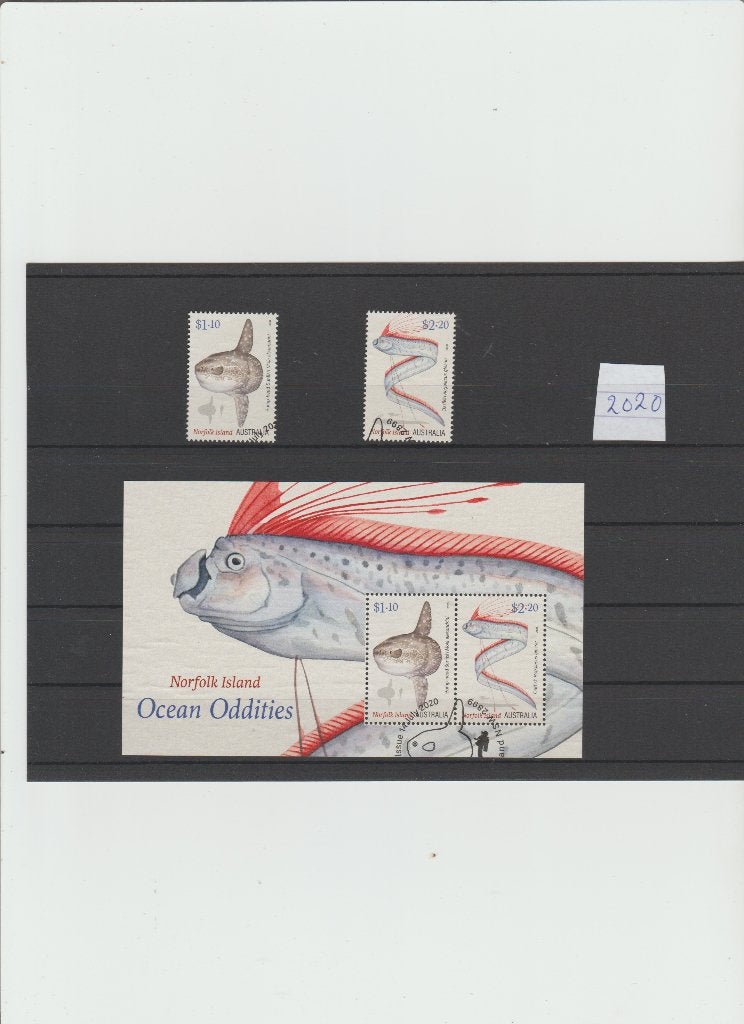 Norfolk Island Postzegels - Ocean Oddities 2020, Postzegels en Munten, Ophalen of Verzenden, Gestempeld