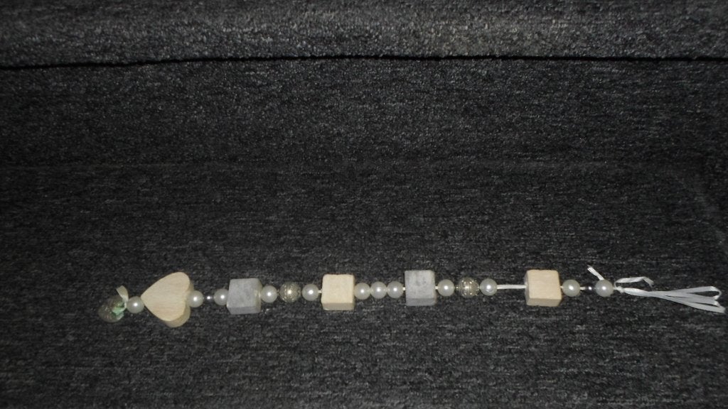 zeepketting met parels, Ophalen of Verzenden, Gebruikt, Overige materialen