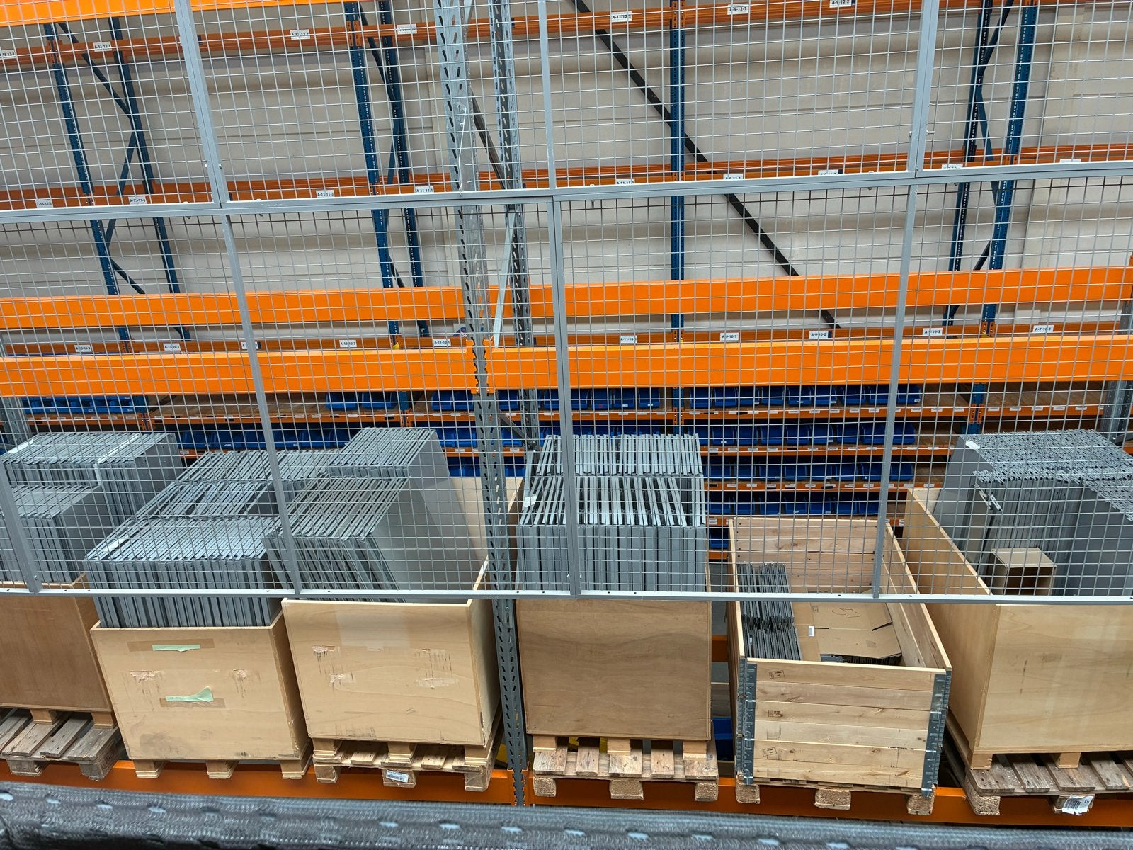 Tegometall, gondola stelling, 25 meter, Ophalen