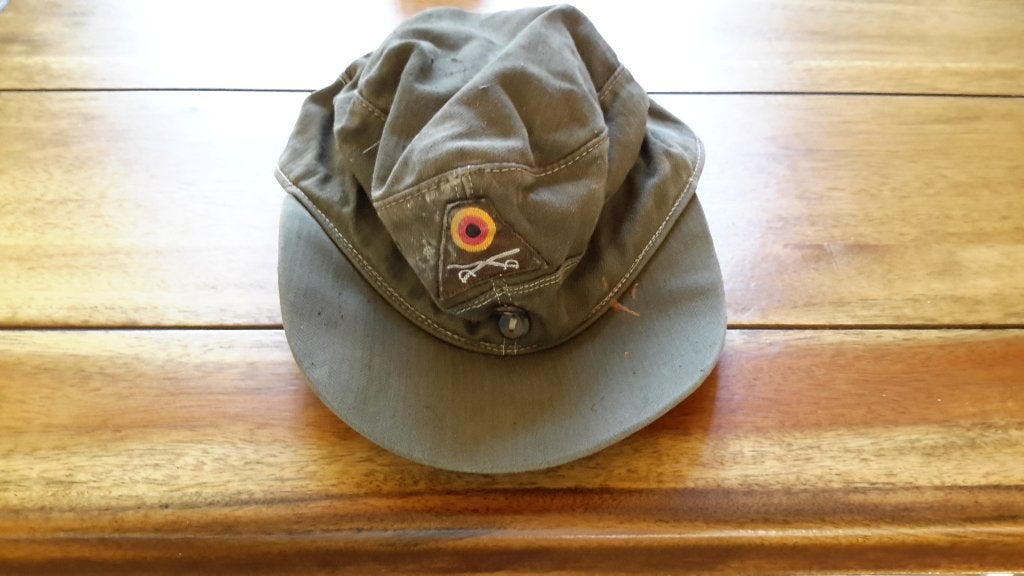 Originele Bundeswehr Feldmütze (M43), Verzamelen, Ophalen of Verzenden, Landmacht, Duitsland, Kleding of Schoenen