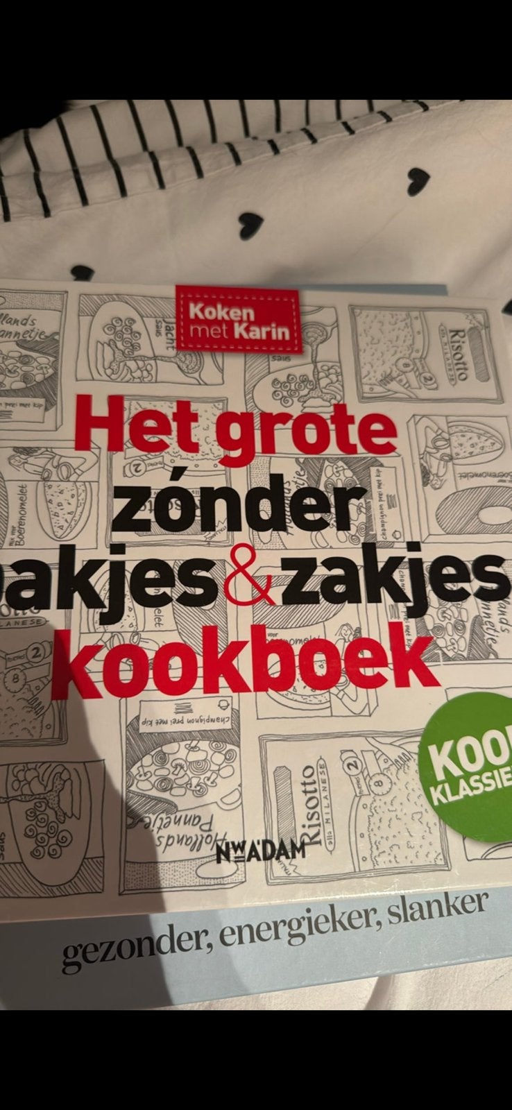 Koken met Karin; Het grote zonder zakjes en pakjes kookboek, Boeken, Kookboeken, Ophalen of Verzenden, Zo goed als nieuw, Nederland en België