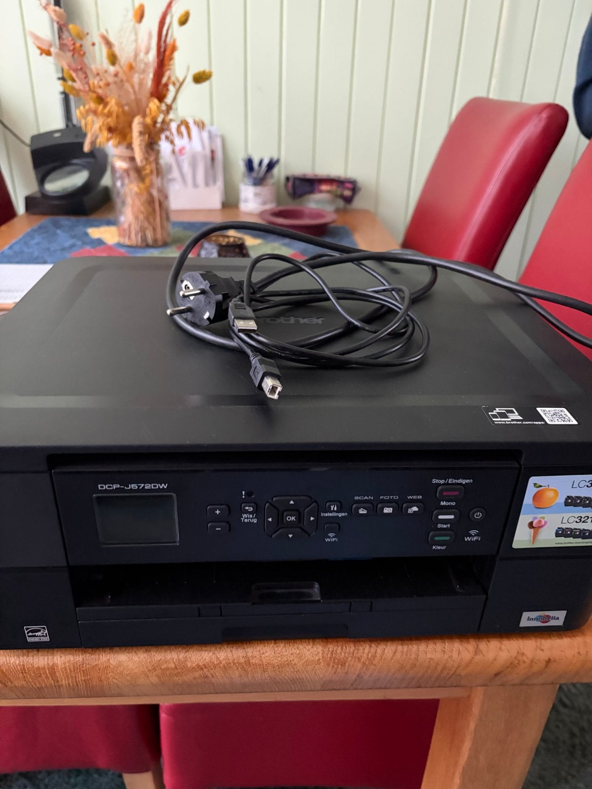 Brother DCP-J572DW All-in-One Inkjetprinter, Inkjetprinter, All-in-one, Kleur printen, Ophalen of Verzenden