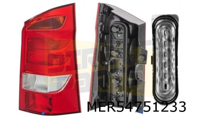 Mercedes-Benz Vito (12/14-) Achterlicht Links Origineel! A44