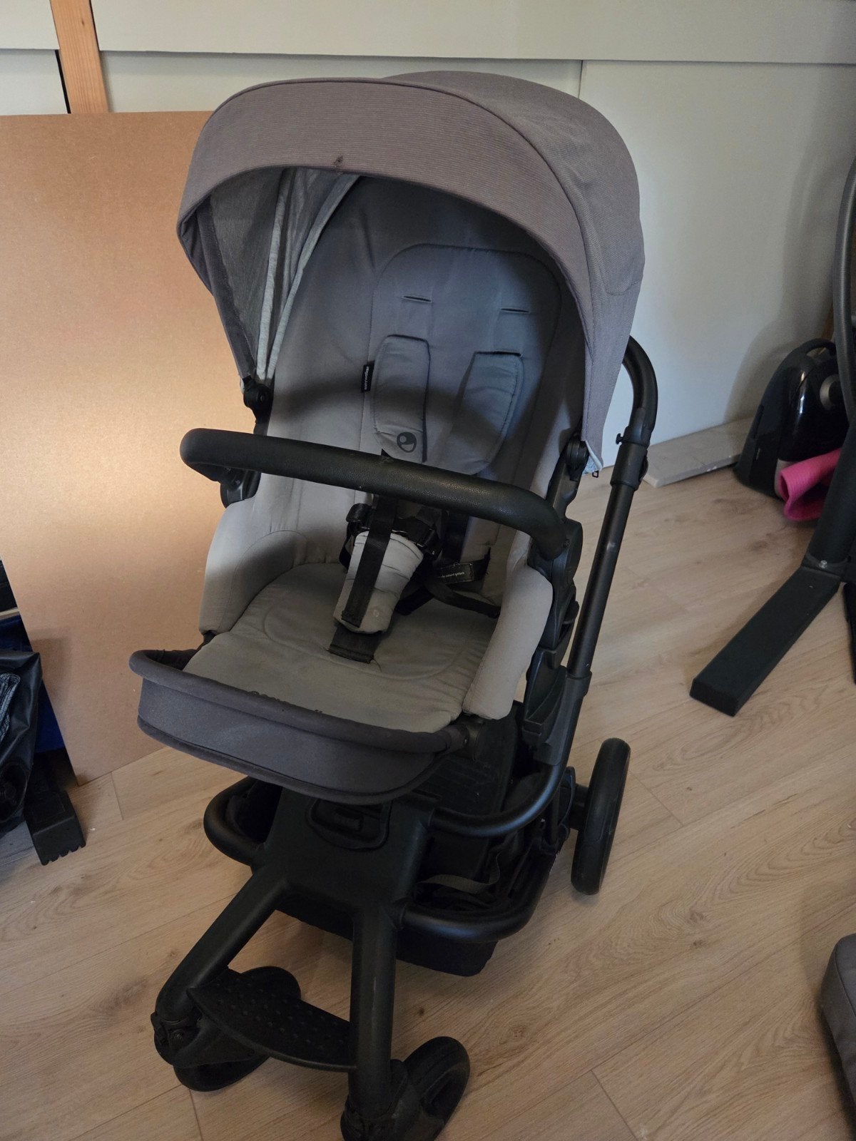 Easywalker Harvey 2 Combiwagen met complete set accessoires, Gebruikt, Verstelbare duwstang, Combiwagen, Ophalen