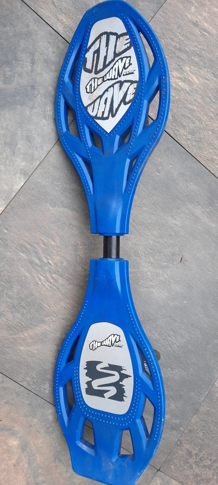 Waveboard - Blauw, Sport en Fitness, Skateboarden, Ophalen of Verzenden, Gebruikt, Waveboard