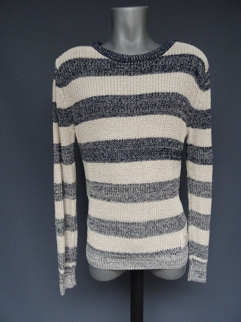 SCOTCH & SODA maat L, grofgebreide trui., Maat 52/54 (L), Blauw, Ophalen of Verzenden, Zo goed als nieuw