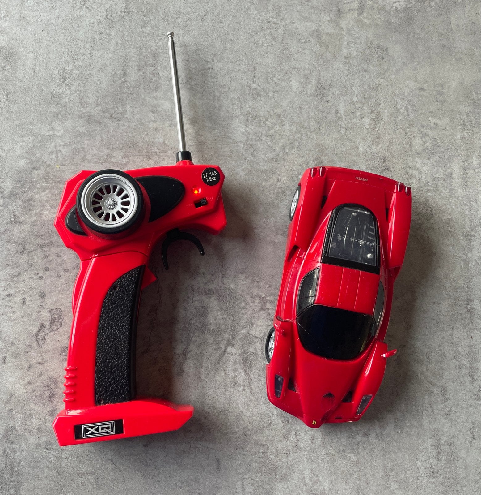 Rode Ferrari Enzo RC Auto - 16cm, Functioneert Goed!, Elektro, Gebruikt, Ophalen of Verzenden, Auto onroad
