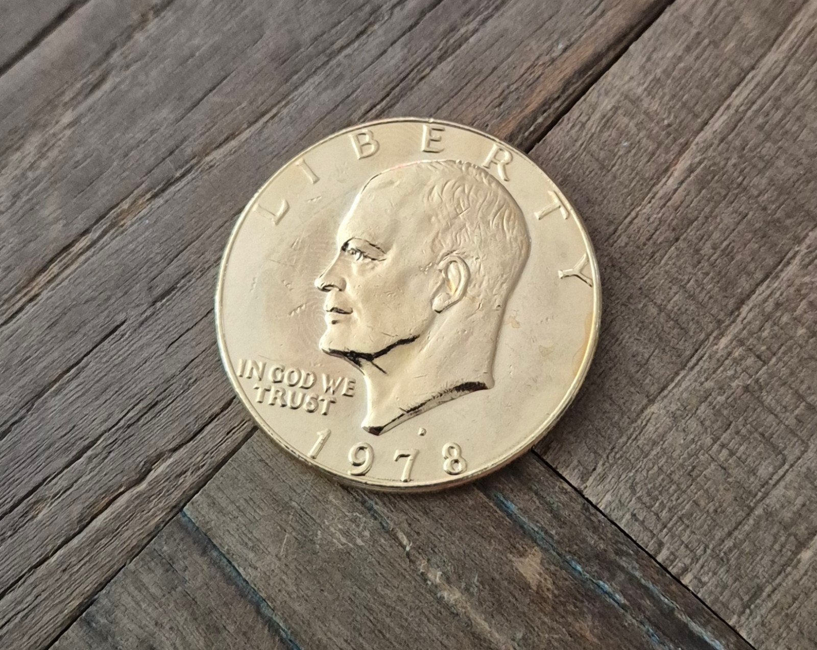 Amerikaanse 1 dollar munt, Postzegels en Munten, Munten | Amerika, Ophalen of Verzenden, Noord-Amerika, Losse munt, Goud