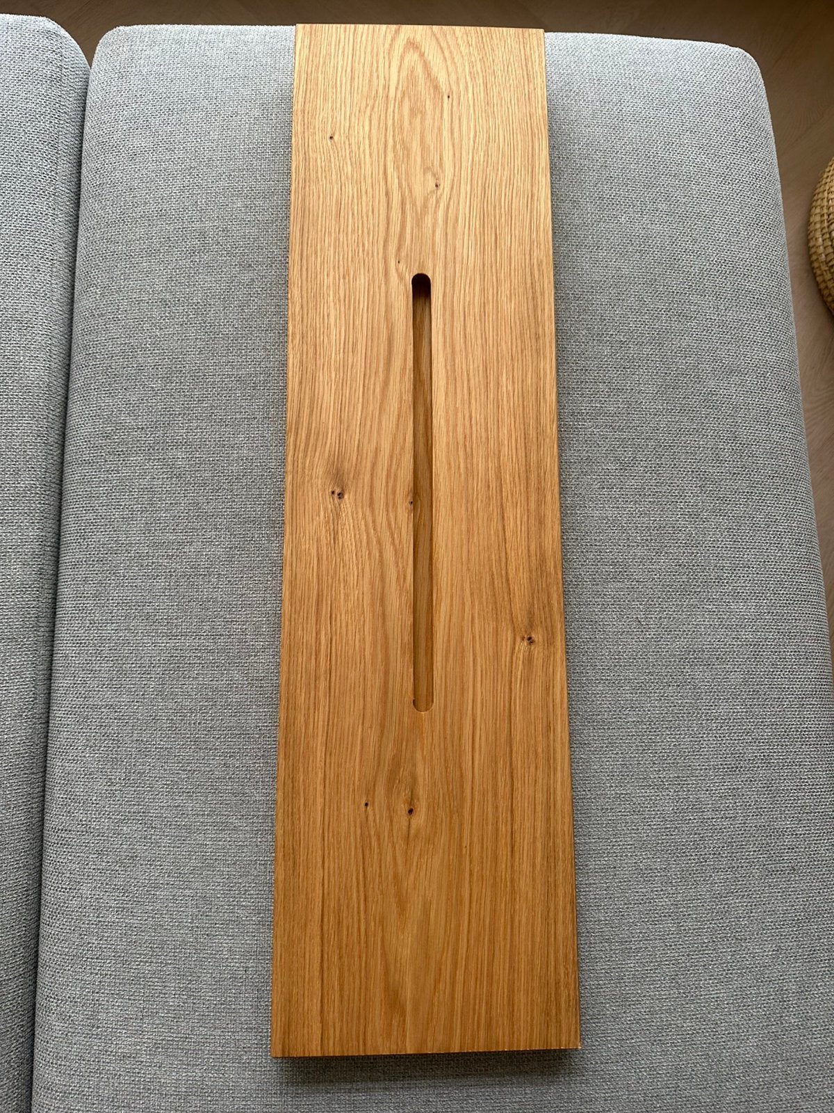 Warme badplank eiken hout - 75 cm, Ophalen of Verzenden, Nieuw, Bruin