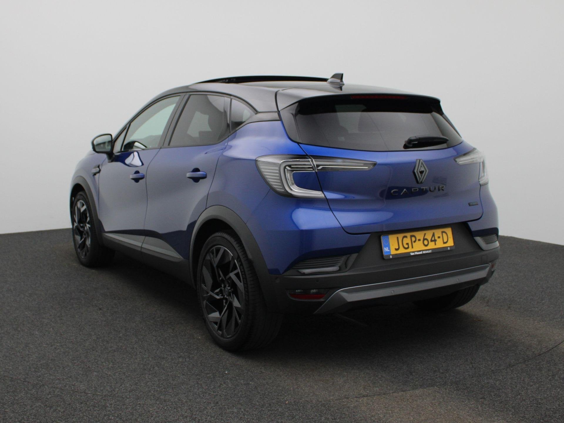 Renault Captur 1.8 E-Tech full hybrid 160 esprit Alpine | Na, Auto's, Dealer onderhouden, 4 cilinders, Blauw, Origineel Nederlands