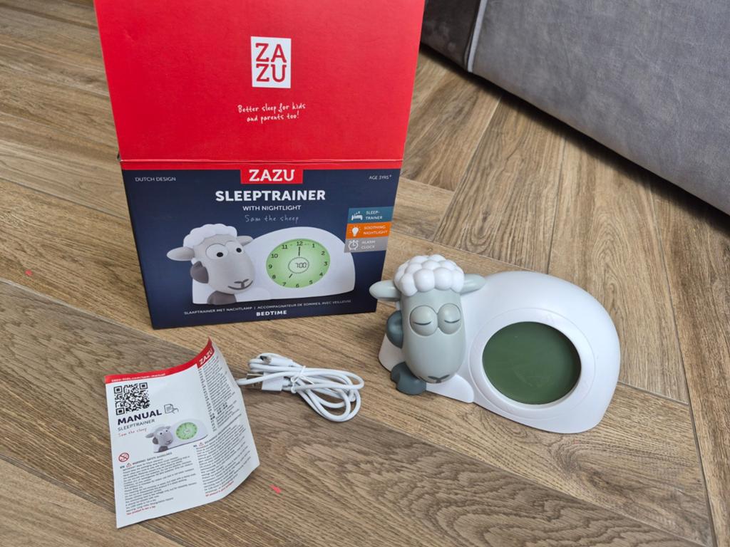ZAZU Sleeptrainer met Nachtlampje - Schaap, Ophalen of Verzenden