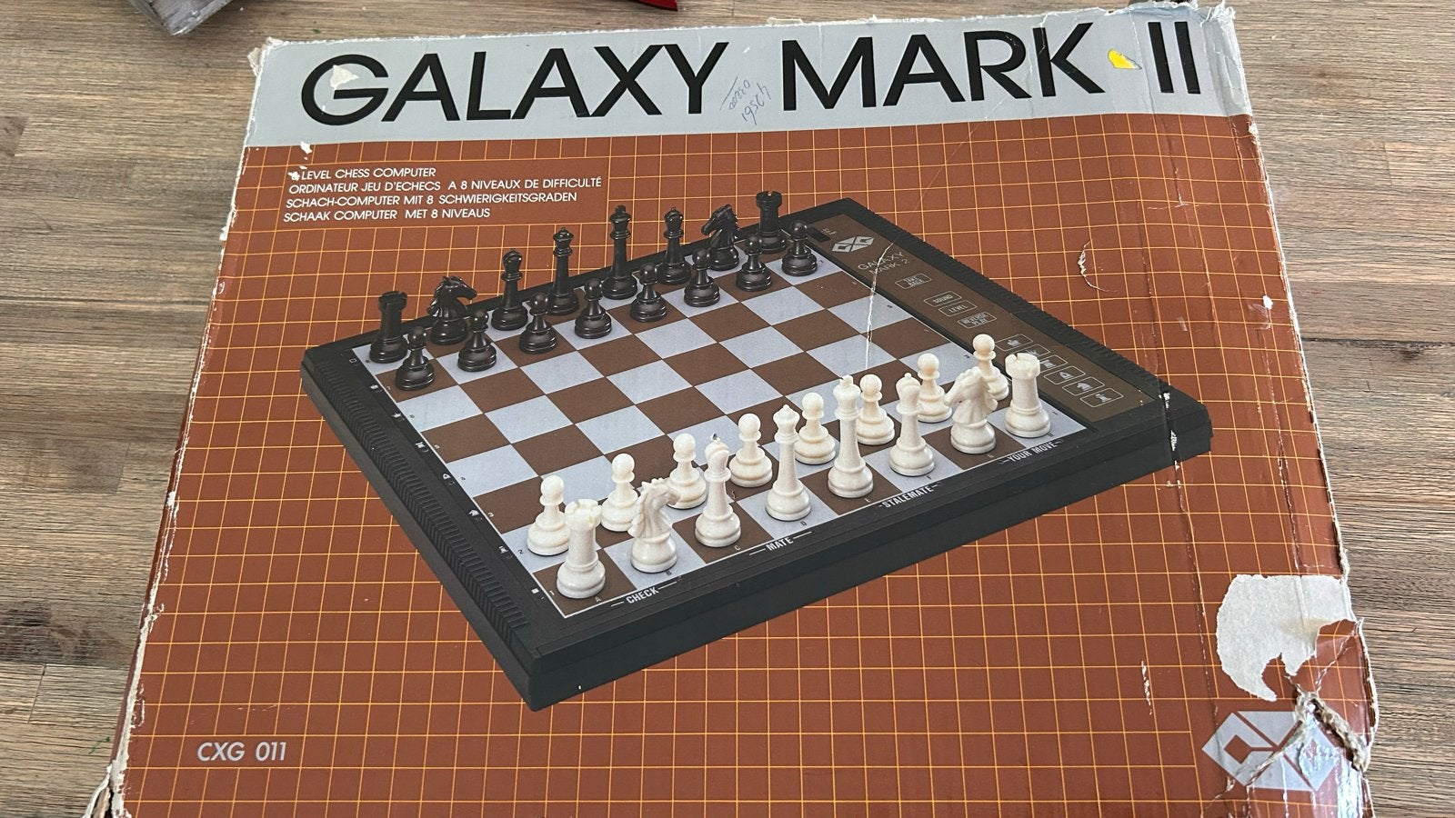 Galaxy Mark II CXG Schaakcomputer * Vintage * met 8 niveaus, Verzenden, Gebruikt
