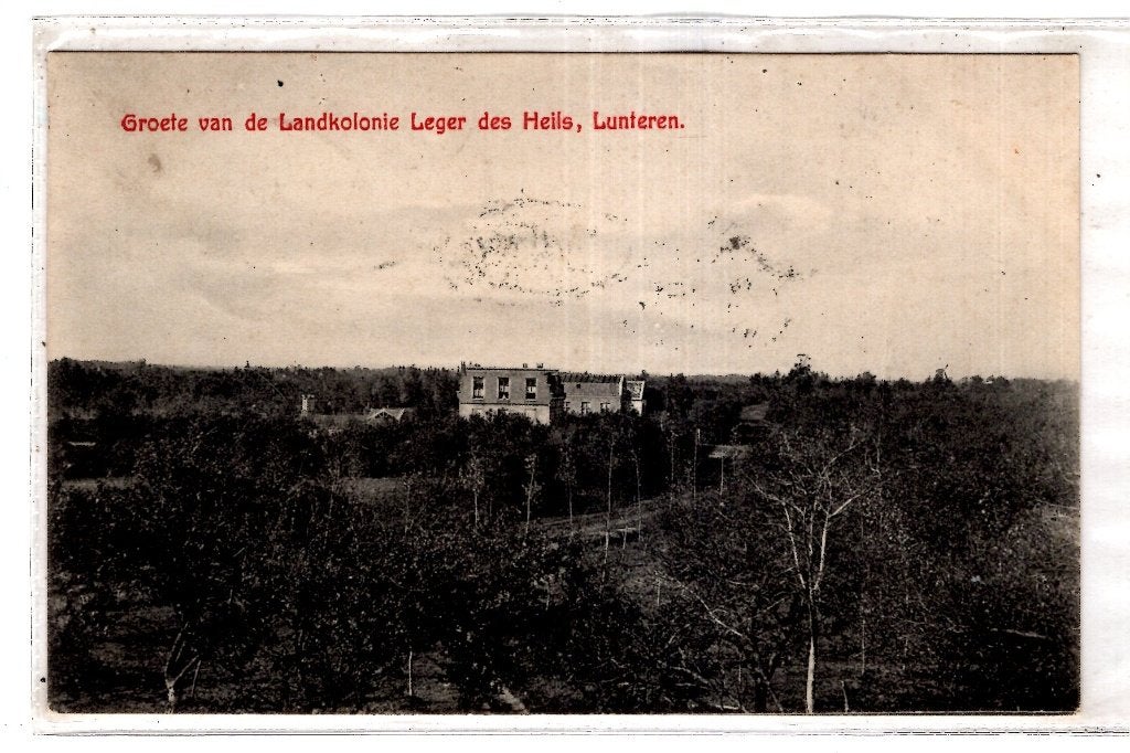 Lunteren Landkolonie leger des Heils 1907, Verzamelen, Verzenden, Voor 1920, Gelopen, Gelderland