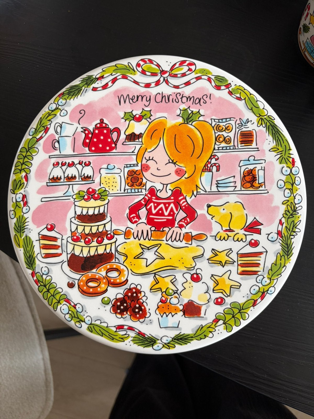Taartplateau Kerst Blond Amsterdam, Ophalen of Verzenden, Aardewerk