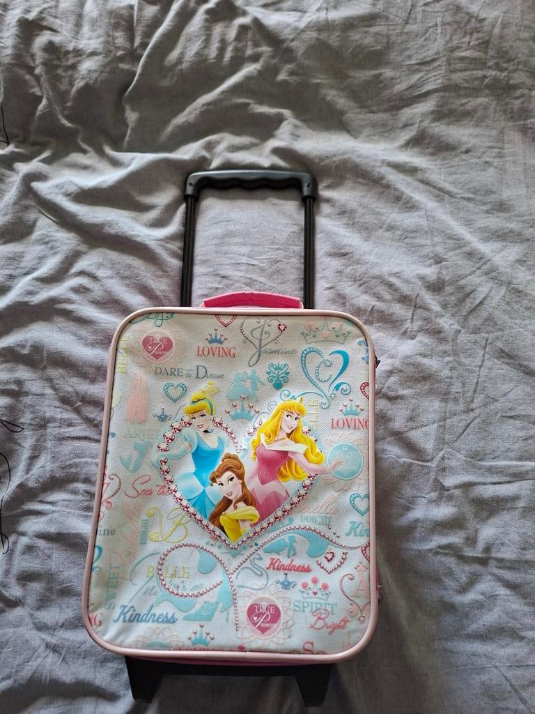 Reiskoffertje disney prinsessen, Ophalen, Hard kunststof, Minder dan 50 cm, Minder dan 35 cm
