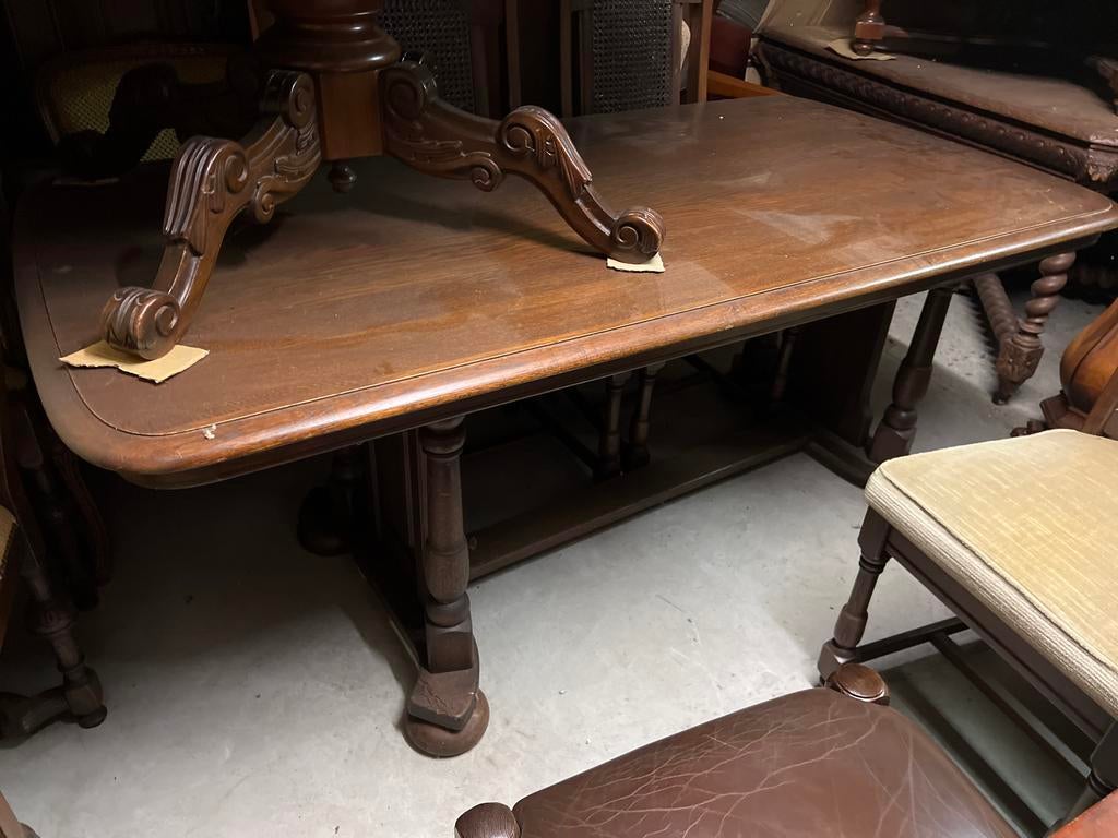 Klassieke eiken eetkamertafel - Robuust en Tijdloos, Ophalen