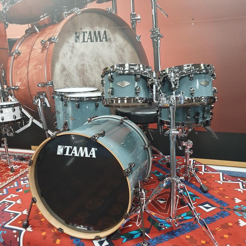 Tama Starclassic + snare: Limited edition set: Smokey Gray, Ophalen of Verzenden, Nieuw, Tama