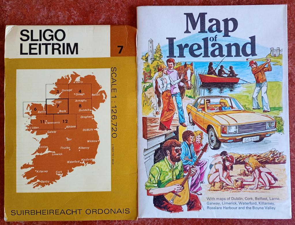 Ordnance Survey kaart Ierland - Sligo Leitrim 1976, Boeken, Atlassen en Landkaarten, Europa Overig, Landkaart, 1800 tot 2000, Ophalen