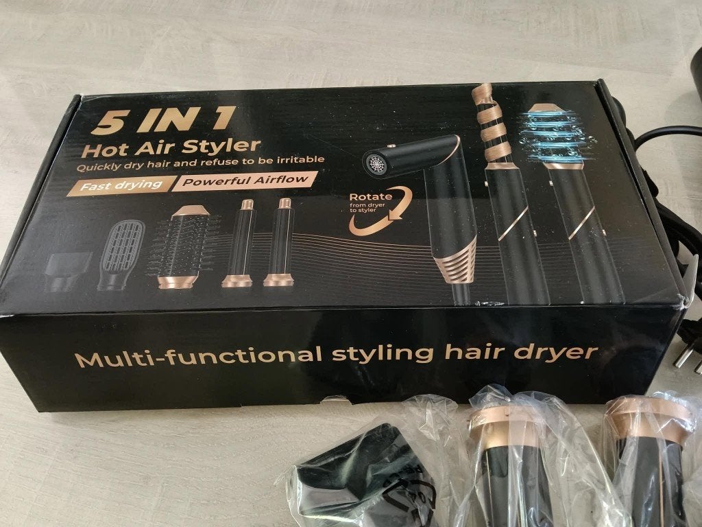 5 in 1 hot air styler / multistyler NIEUW, Ophalen of Verzenden, Nieuw, Föhn of Haardroger
