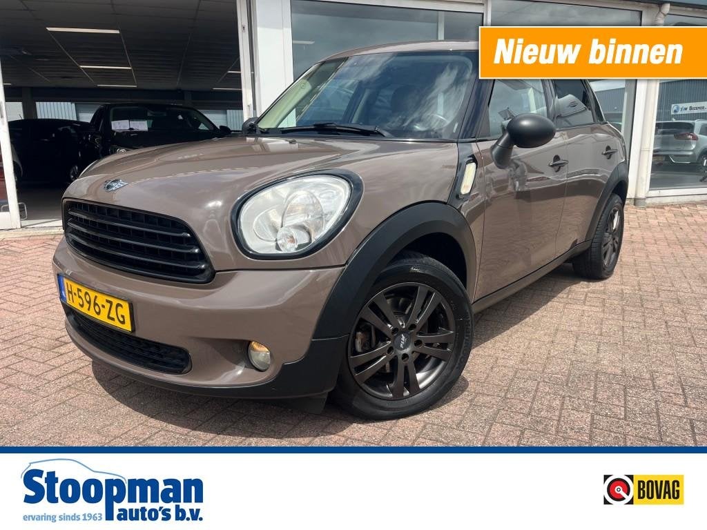 Mini COUNTRYMAN 1.6 One Clima Cruise Stoelv. Navi Bluet., Auto's, Mini, Euro 5, Gebruikt, Bruin, 98 pk